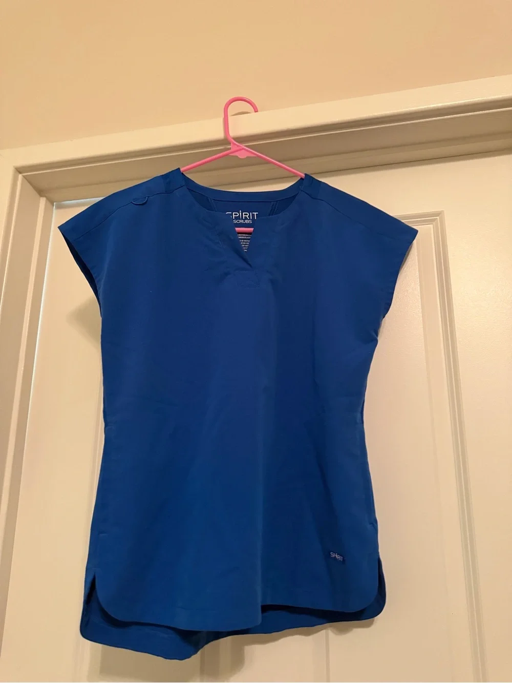 SPIRIT Royal Blue Women’s Scrub Set with Jacket - Picture 1 of 3